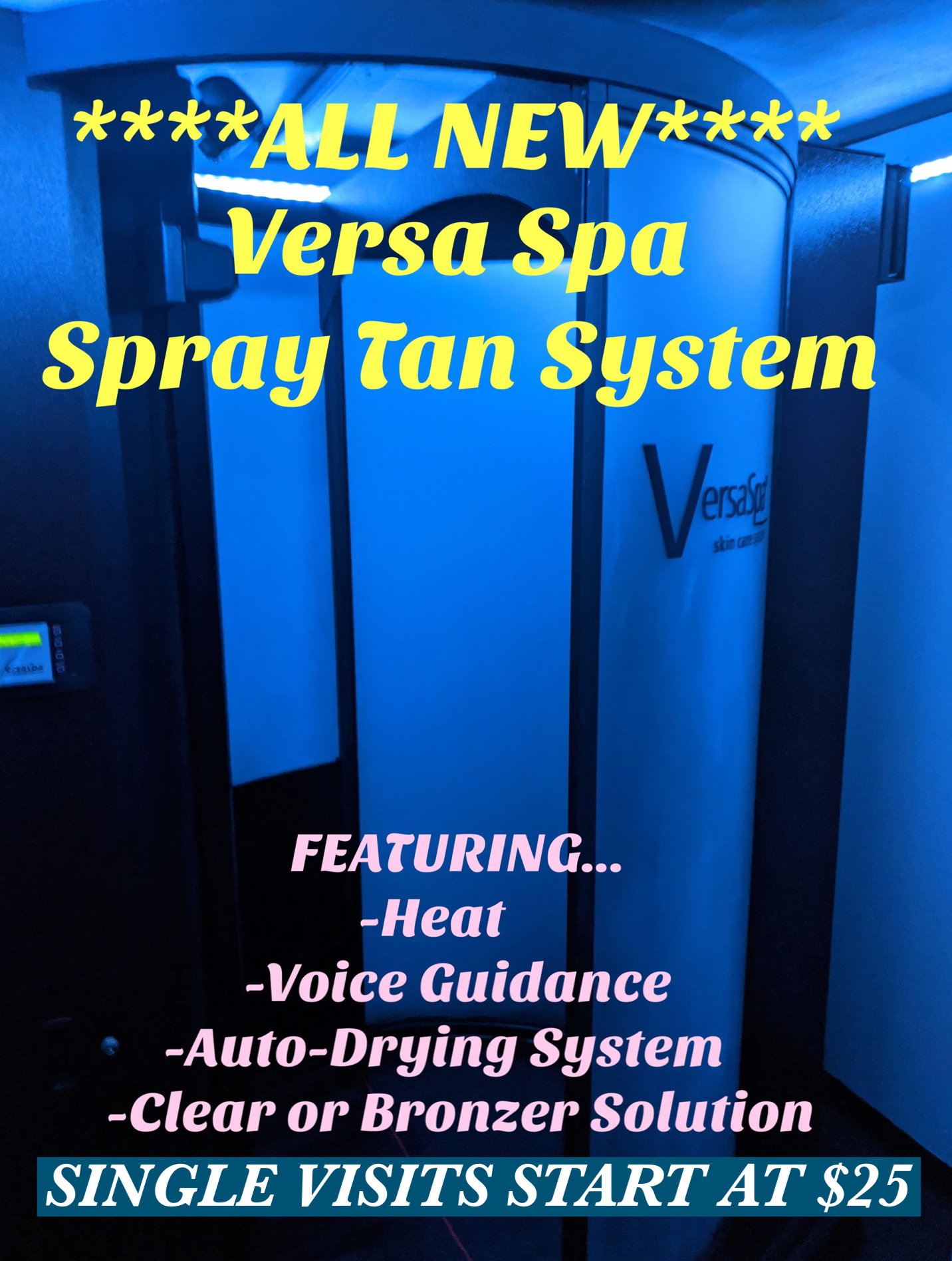 Versa Spa Spray Booth Tanorama of Weymouth